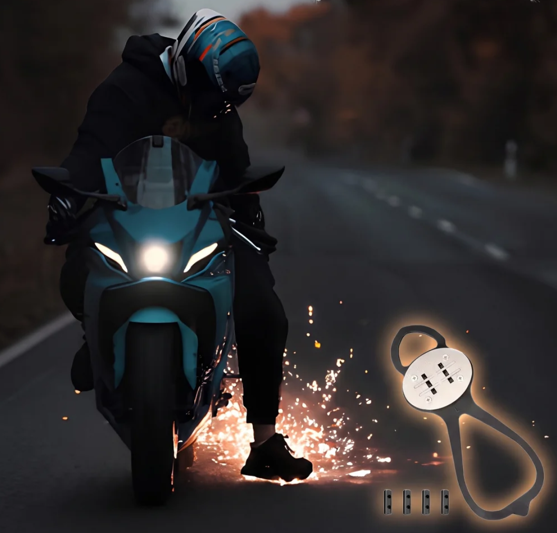 Light up the road behind you